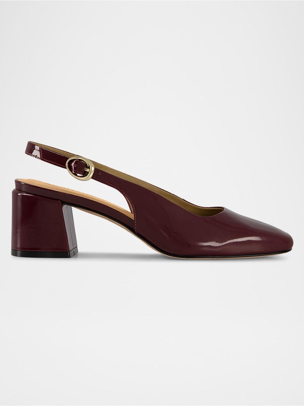 Bernardo Alexia Patent Slingback Pump